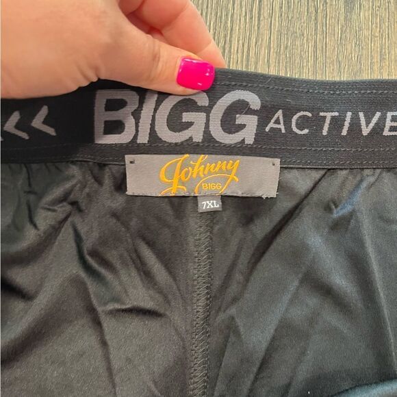 NWT Johnny Bigg Active Textured Knit Shorts Black Size 7X - Picture 8 of 8